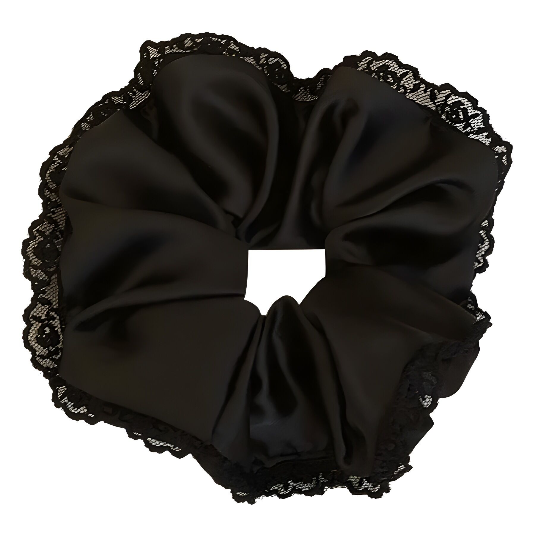 1 Piece Romantic Black Lace Polyester Women's Scrunchies Picture5