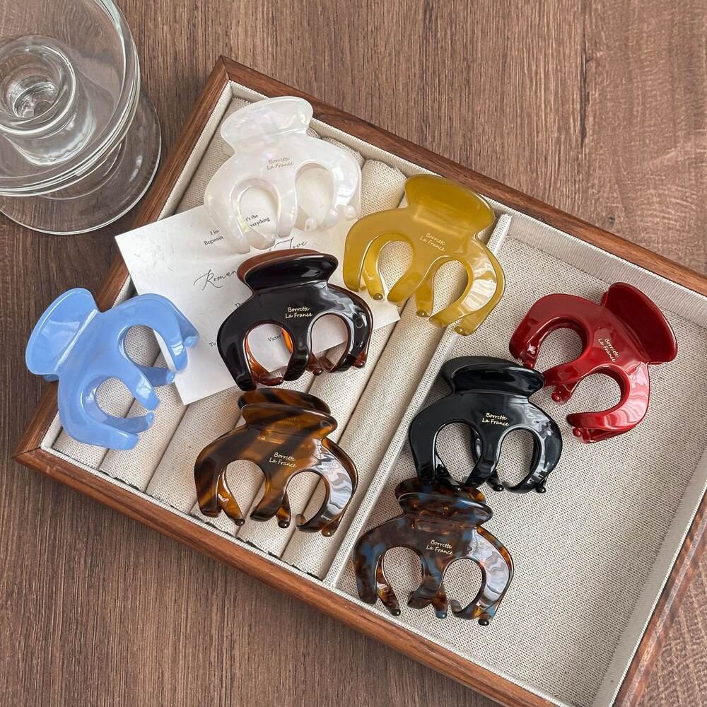 Classic Series Retro Gradient Color Acetate Gold Color Women's Hair Claws h5Picture3