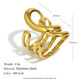 Arc Open Ring-Gold Picture7