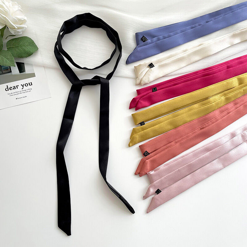 1 Stück elegantes einfarbiges Polyester-Bandana für Damen