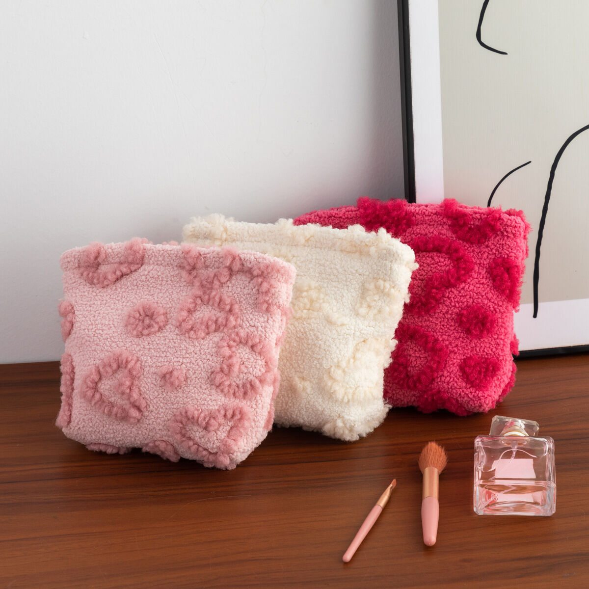 1 trousse de maquillage en peluche Sweet Heart Image3