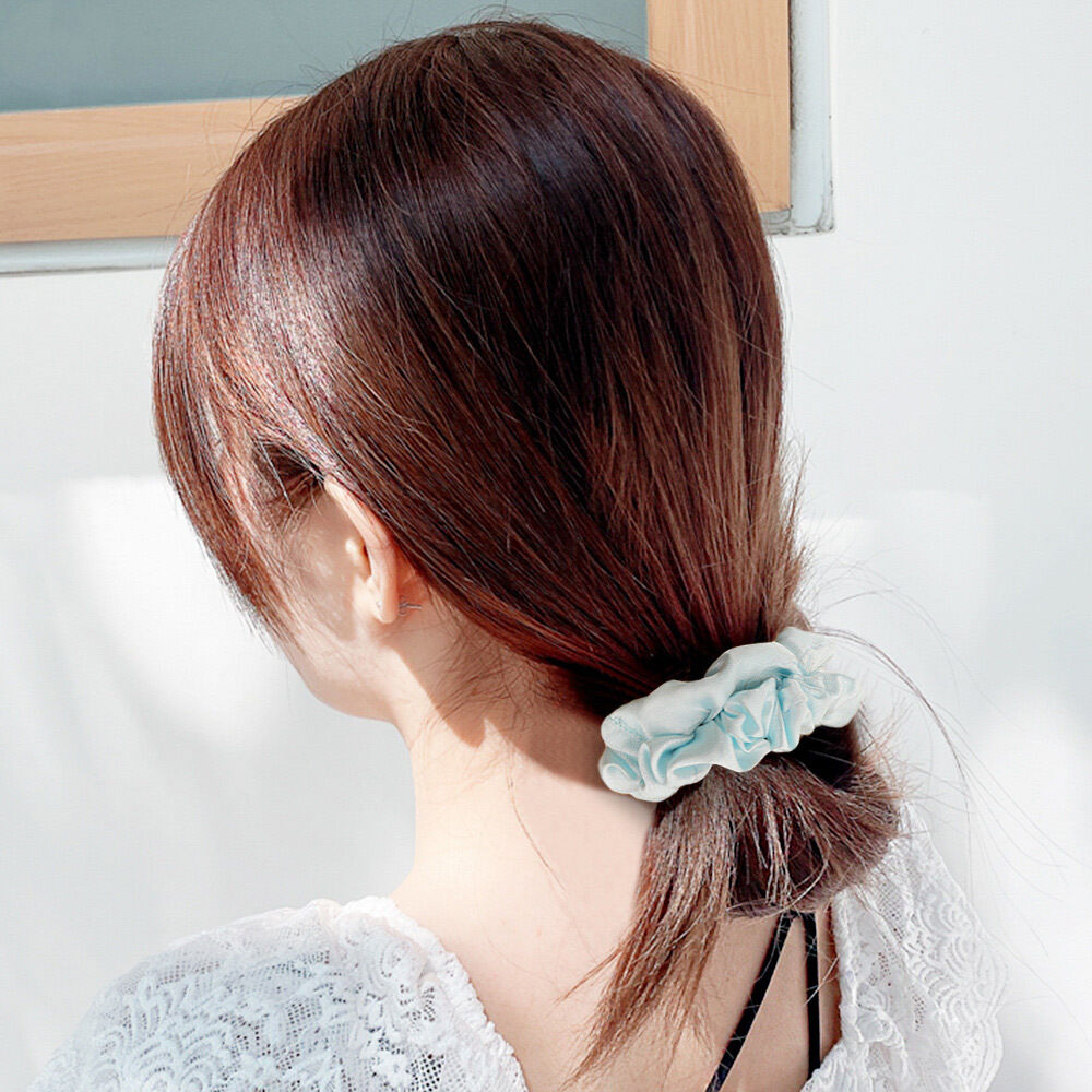 1 Piece Daily Solid Color Fabric Women's Scrunchies h5 Picture3