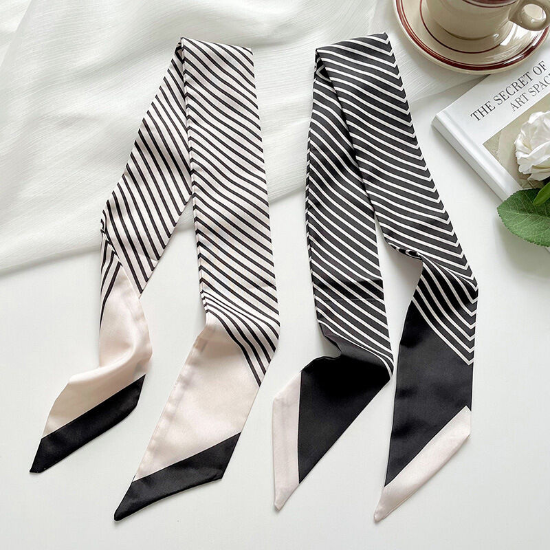1 Piece Classic Strip Stainless Steel Women's Bandana h5Picture4