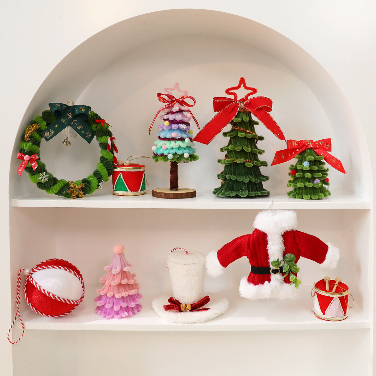 1 Piece Christmas Twist Handmade Polyester Party Supplies
