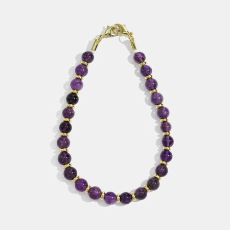 1 Piece Retro Beads Natural Stones Phone Chain