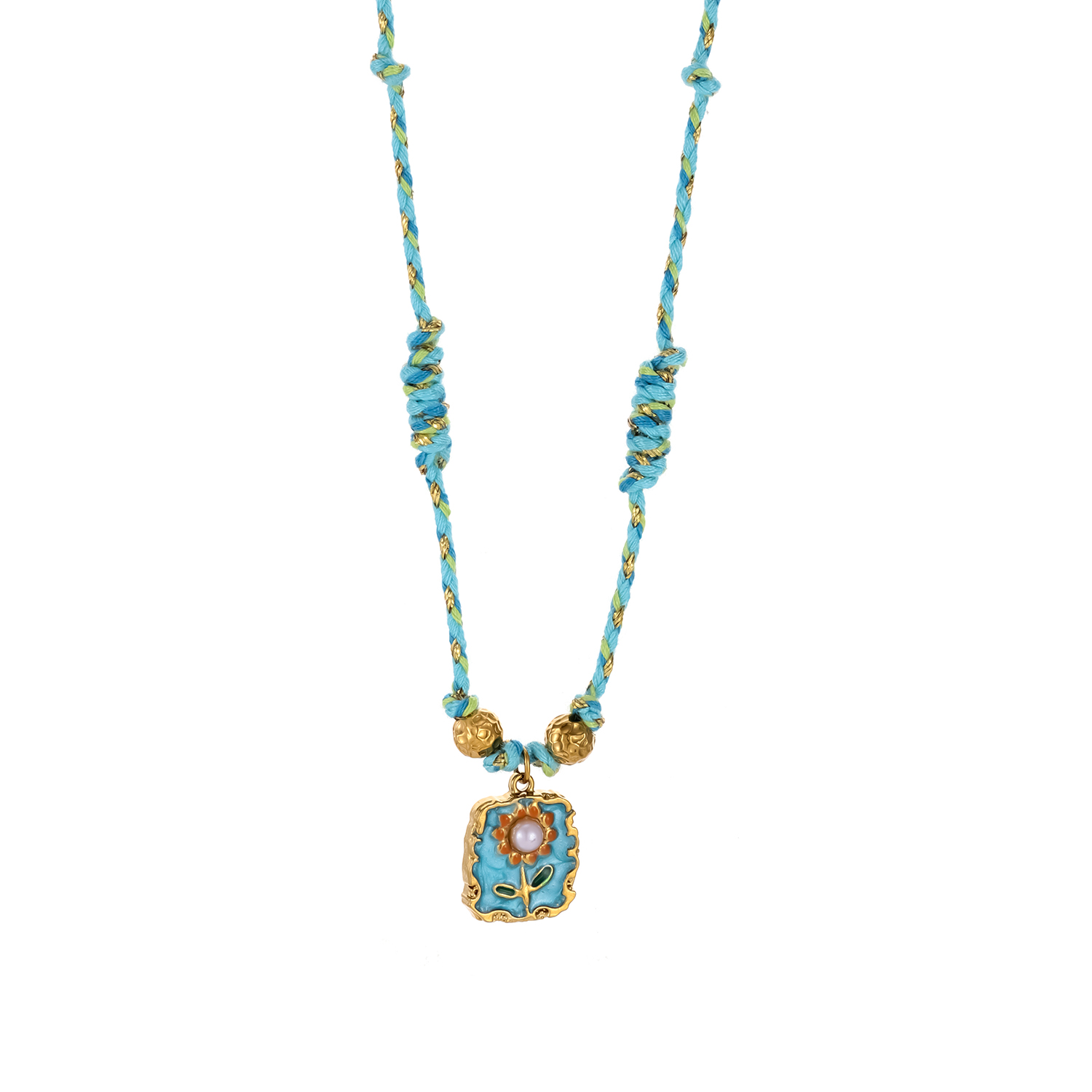1 Piece Sweet Flower Stainless Steel Waterproof Women's Pendant Necklaces Picture6