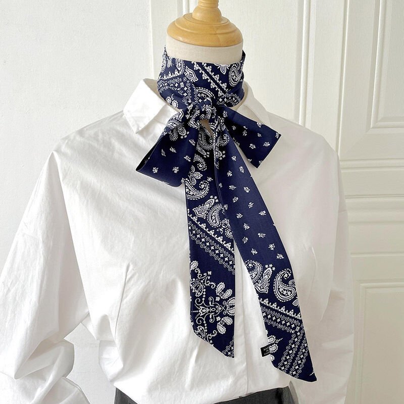 1 Parça Klasik Paisley Desenli Polyester Kadın Bandanası h5 Resim3