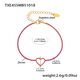 Txe455-Golden Red Zircon Bracelet 16+5Cm Picture11