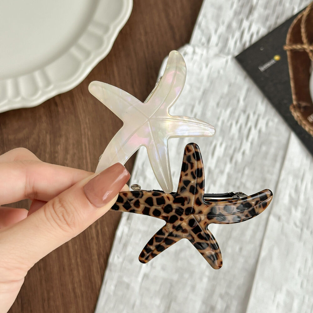 1 Piece Casual Starfish Acetate Women's Hair Clips h5Picture4