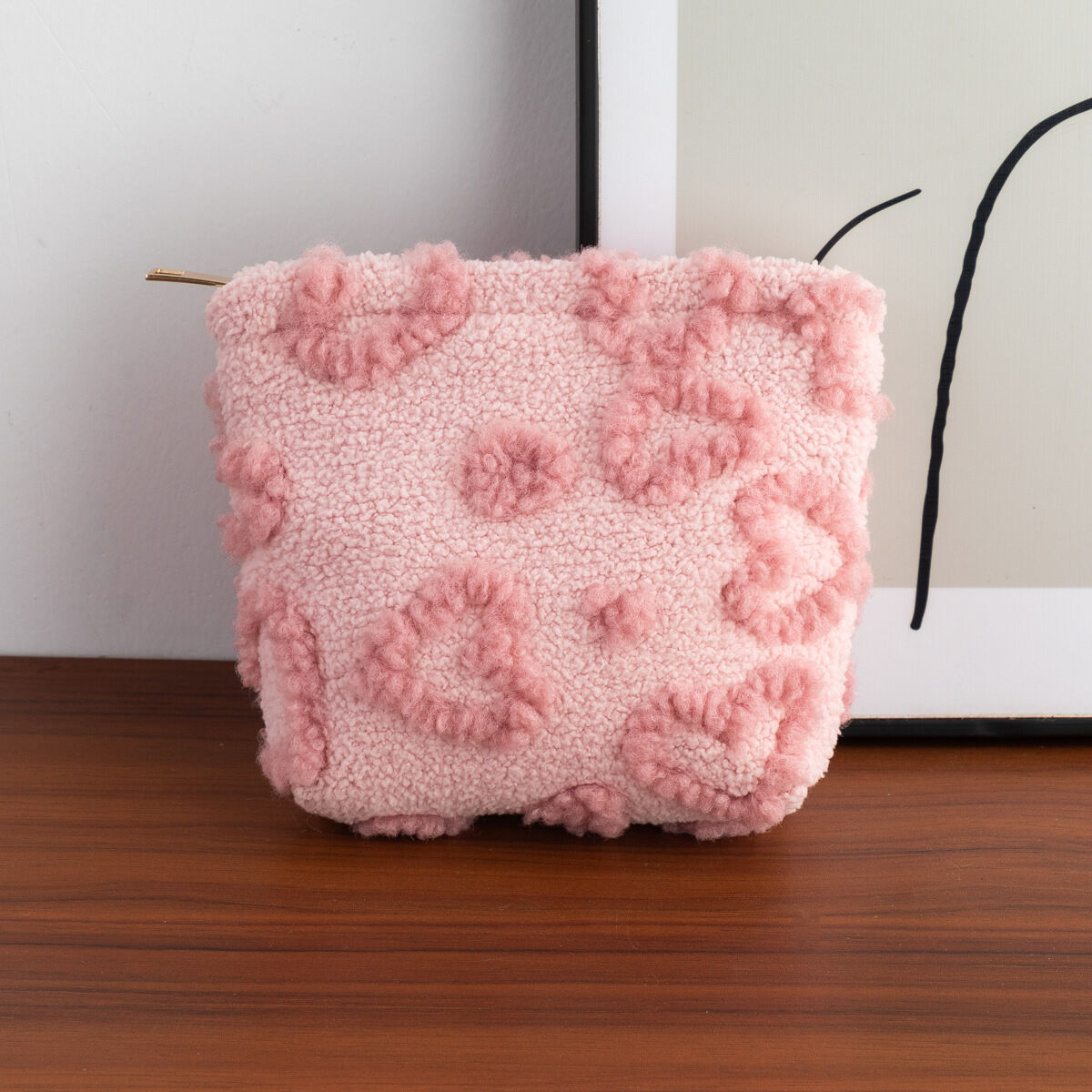 1 trousse de maquillage en peluche Sweet Heart h5 