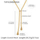 Txp419-Double-Headed Pendant Necklace 40+5Cm