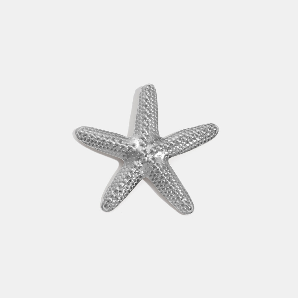 1 Piece Starfish Stainless Steel Waterproof Gold Color Brooch h5 Picture4