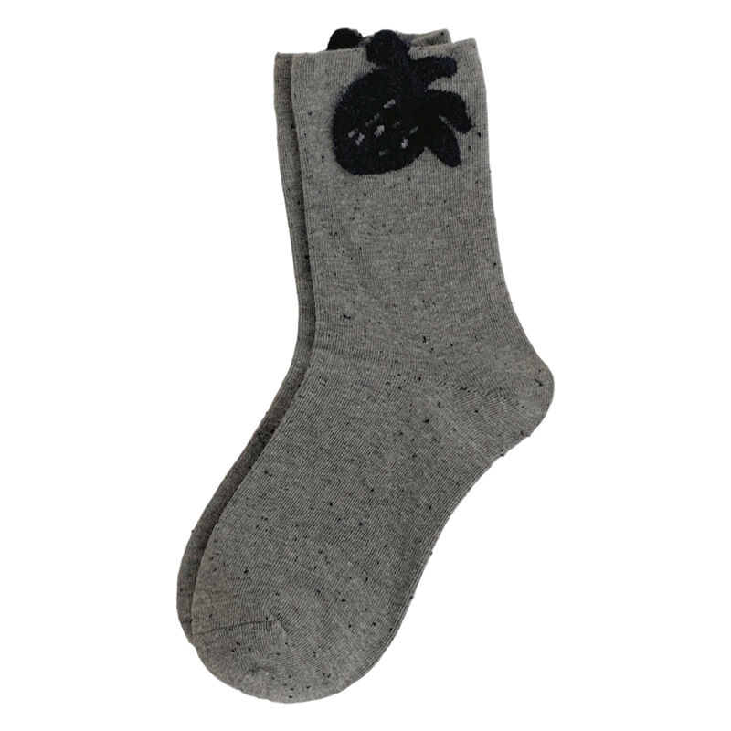 1 Pair Cute Cartoon Animal  Themed Pure Cotton Women's  Mid-Calf Socks Picture3