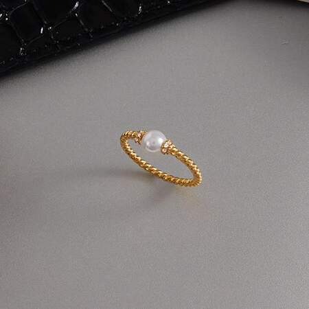 1 Piece Simple Circle Stainless Steel Waterproof Gold Color Minimalist Rings 2