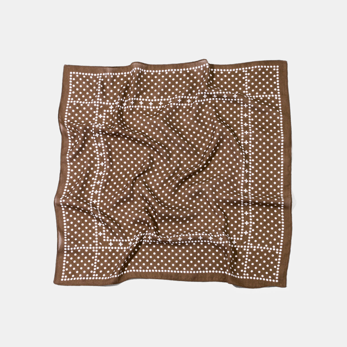 1 Stück Retro-Bandana aus Polyester mit Punkten
