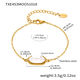 Txe453-White Stone Bracelet 15+5Cm Picture4
