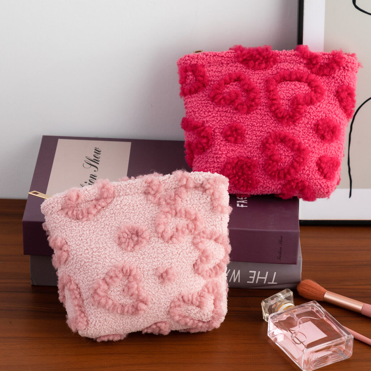 1 trousse de maquillage en peluche Sweet Heart Image4
