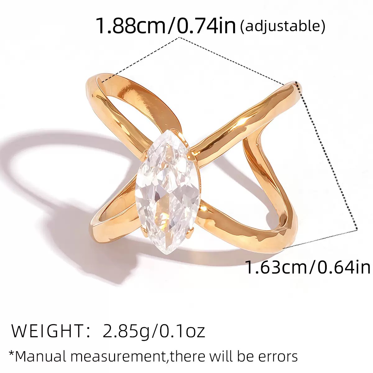 Gold Color/One Size/Ring Style 13 Picture13