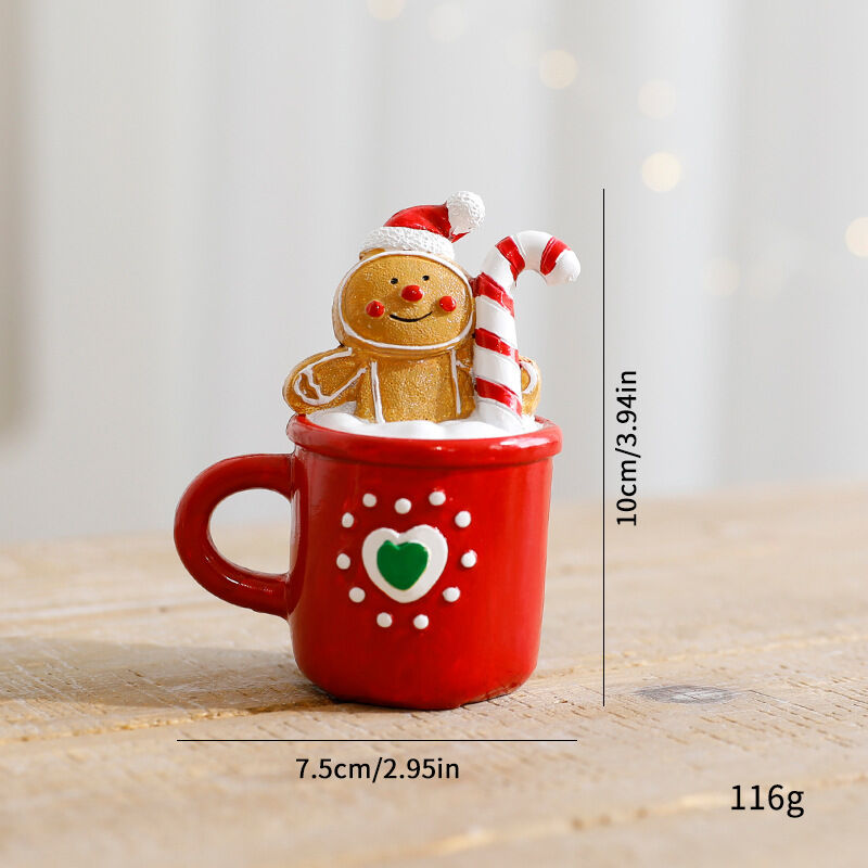 1 Piece Christmas Mug Resin Party Supplies h5 