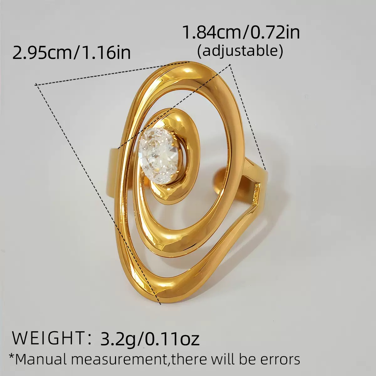 Gold Color/One Size/Ring Style 14 Picture14