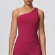 7129 One-Shoulder Vest - Rouge Red/L Picture19