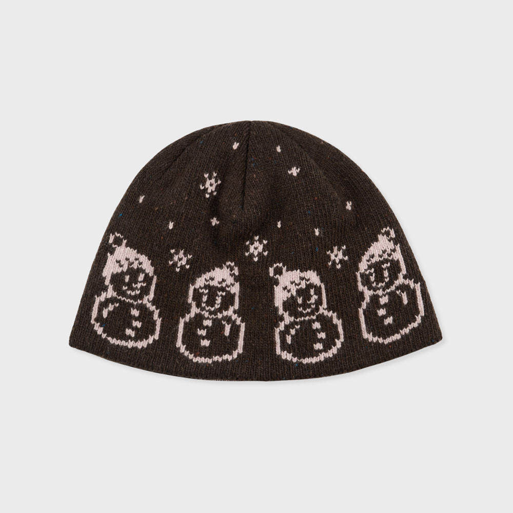 1 Piece Snowmen Wool Women's Knitted Hats 