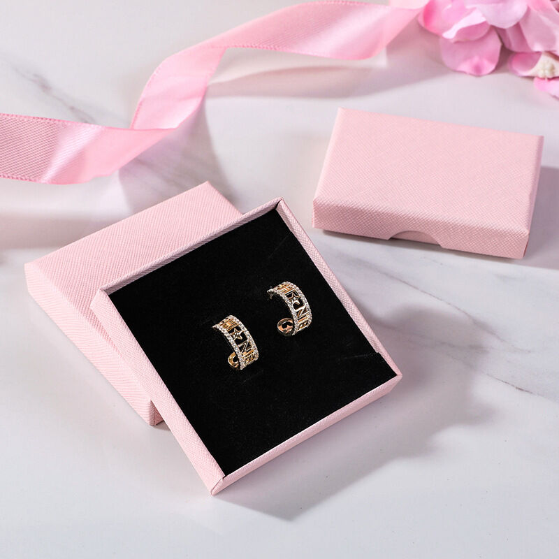 1 Piece Solid Color Paper Jewelry Box h5 Picture3