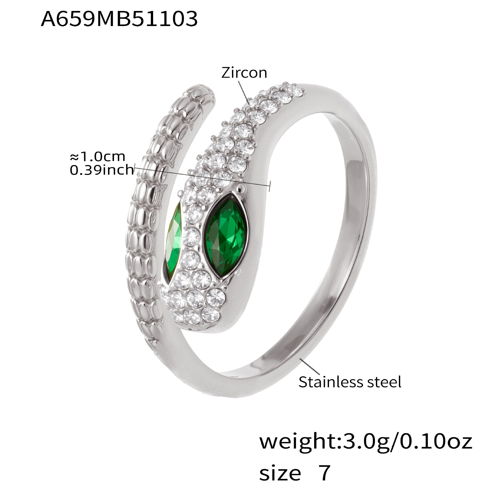 A659 - Steel Ring/No.7 Picture2