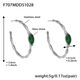 F707 - Steel Earrings Picture2