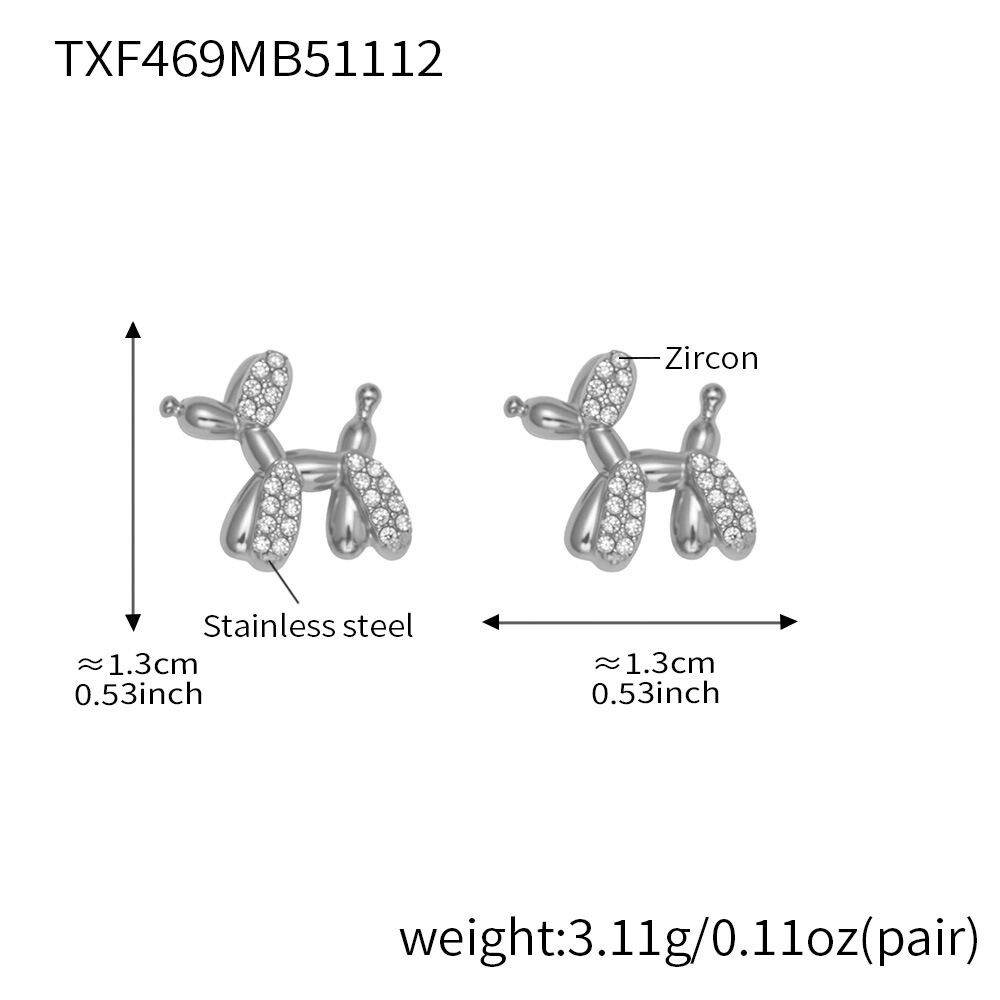 Txf469 - Steel Earrings Picture4
