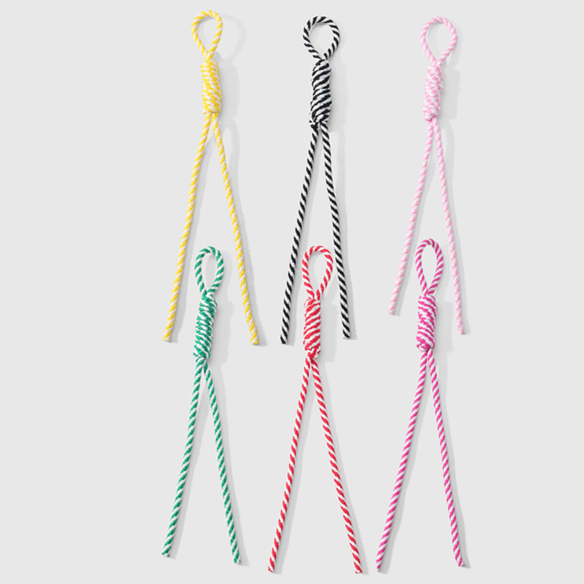 1 breloque pour sac femme en polyester tissé couleur macaron