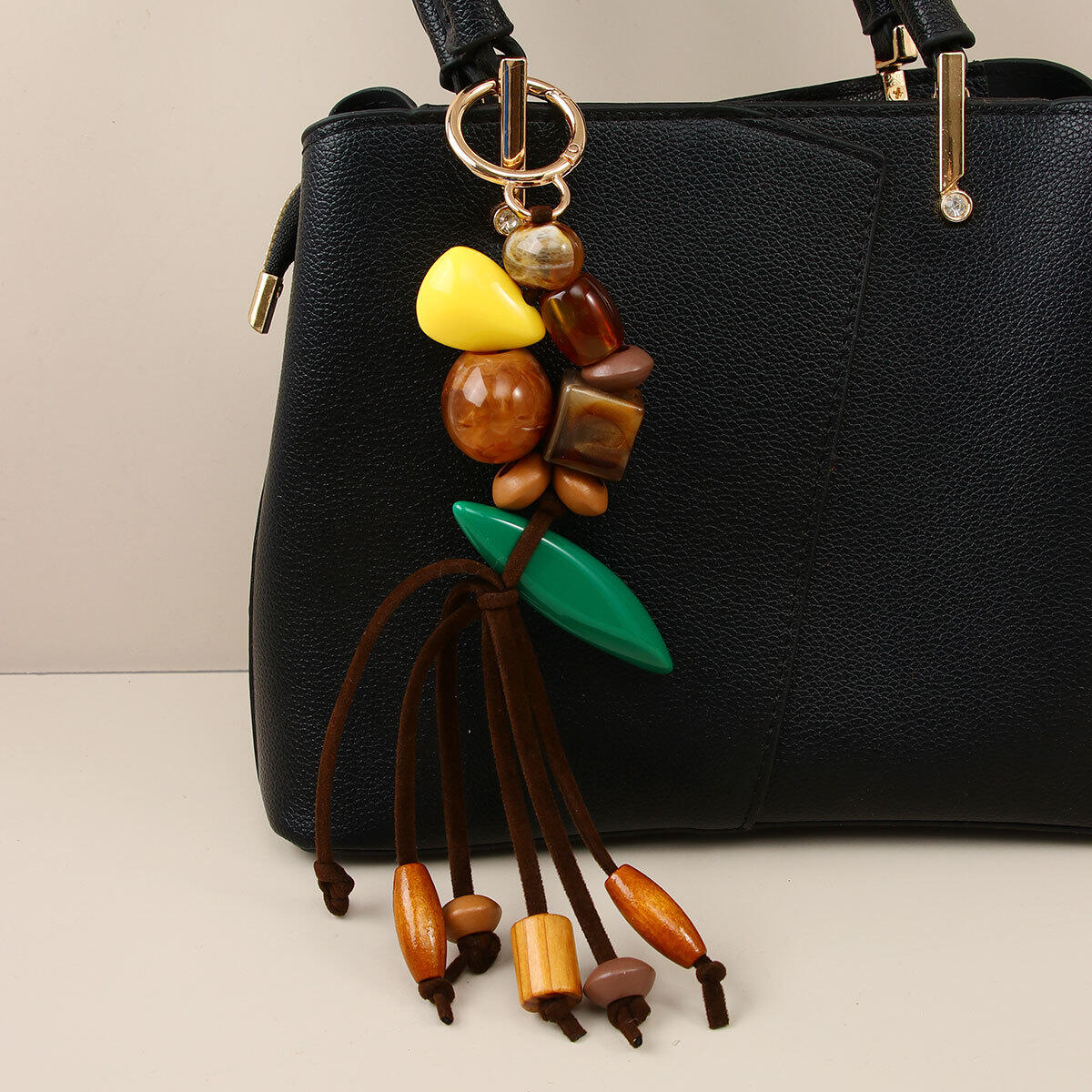 1 Piece Creative Retro Beads  Irregular Shape Resin Women's Bag Charms h5 Picture3
