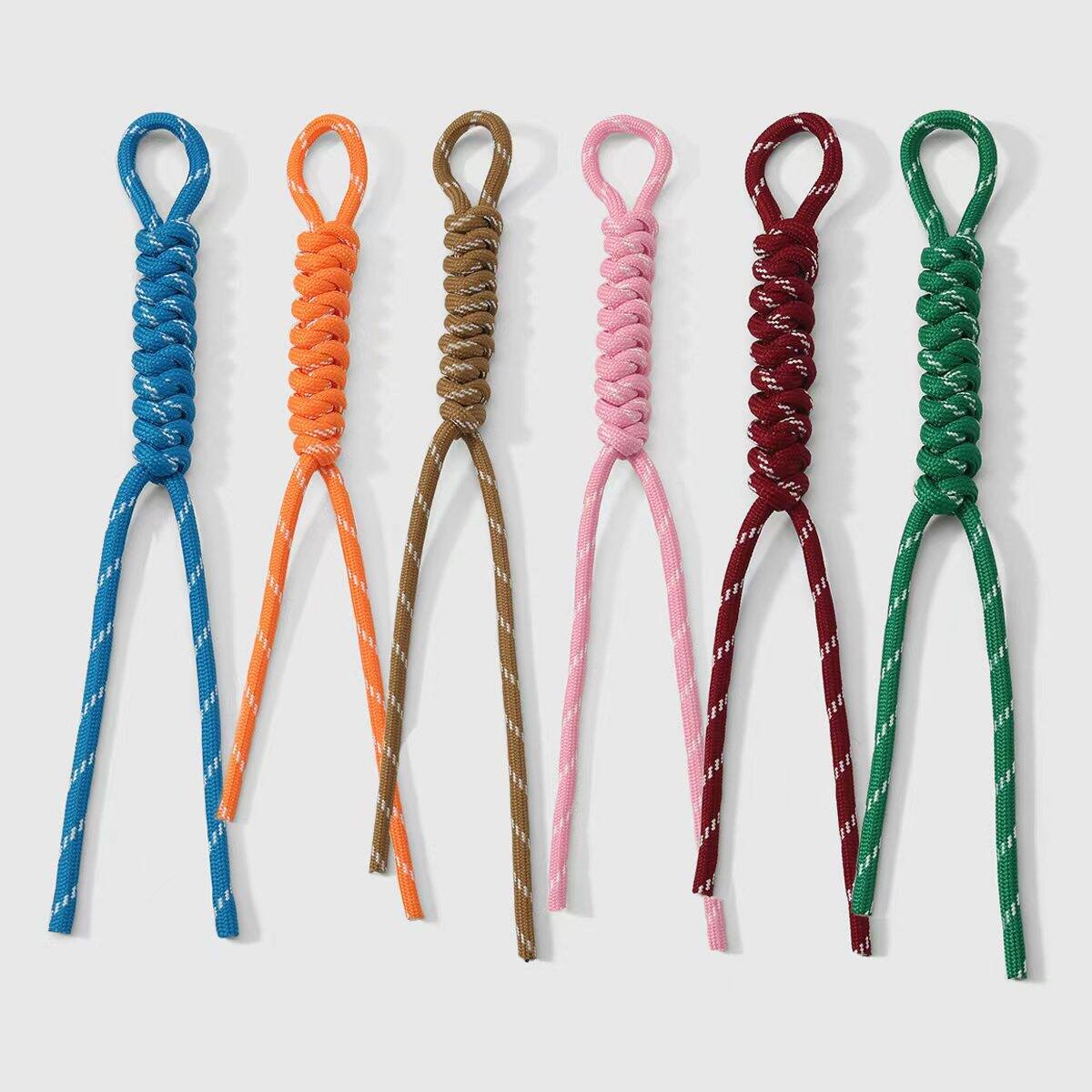 1 Stück Taschenanhänger im Preppy-Stil aus gewebtem Polyester