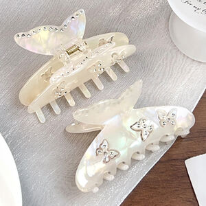 1 Piece Romantic Series Sweet Butterfly Acetate Women's Hair Claws h5