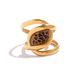 Gold Color/One Size/Ring Style 1