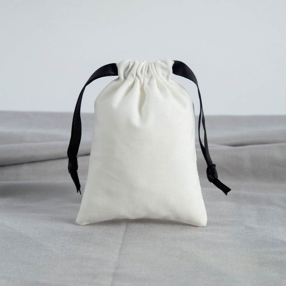 1 Piece Solid Color Cotton Jewelry Bag