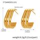 F754 - Gold Earrings Picture7