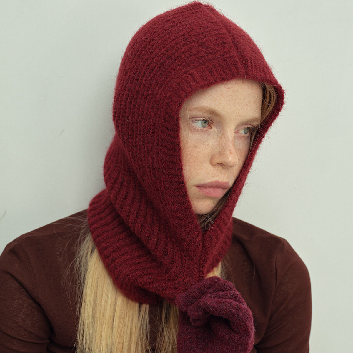 1 Piece Solid Color Wool Blend Hat 2