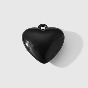 1 pieza de dijes de acrílico para bolso de mujer con forma de corazón moderno de color sólido h5