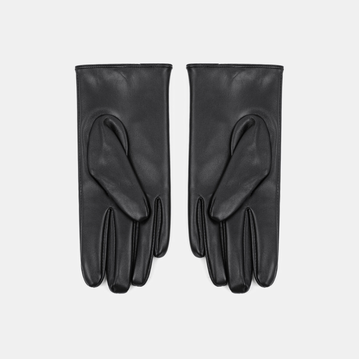 1 Pair Punk Style Solid Color Hollowed-out PU Women's Gloves h5 Picture2