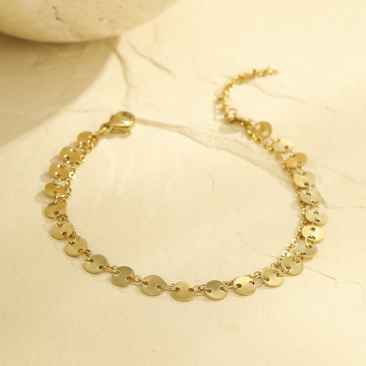 1 Piece Irregular Shape Heart Circle Woven Stainless Steel Waterproof Women's Jewelry Sets Picture4