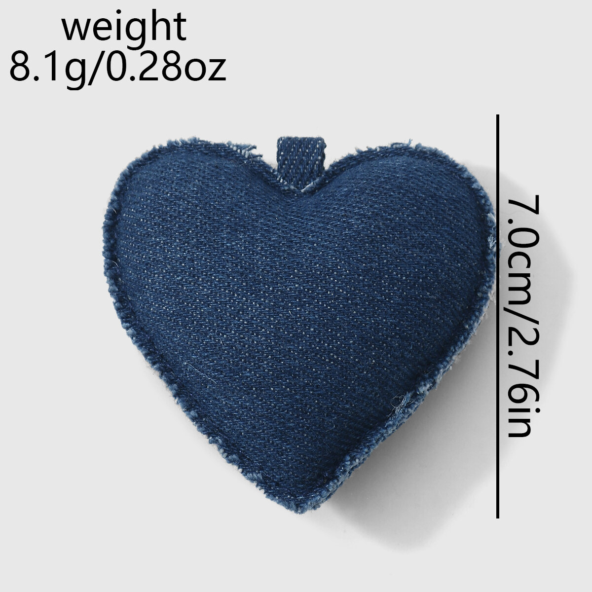1 breloque de sac à main pour femme, motif cœur, imprimé léopard, carreaux, denim Image2