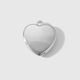 Un accesorio de corazón plano de plata Imagen6