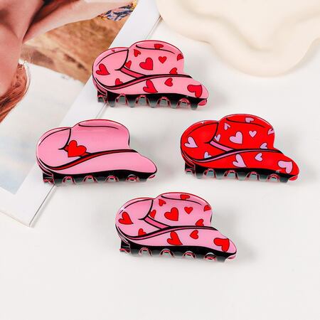 1 Piece Romantic Original Design Cute Heart Women's Hair Claws