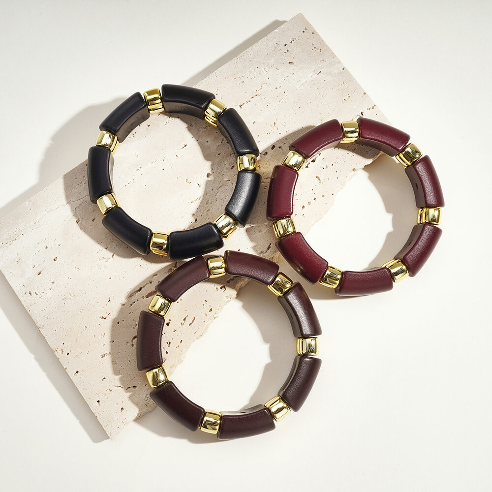 1 Piece Deliacate Irregular Shape Beads Acrylic Women's Bracelets h5Picture3