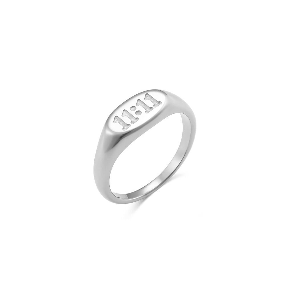 11:11 Oval Ring - Silver/No. 5 Picture6