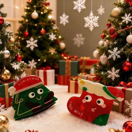 Romantische serie schattige kerst PVC haarklemmen voor dames
