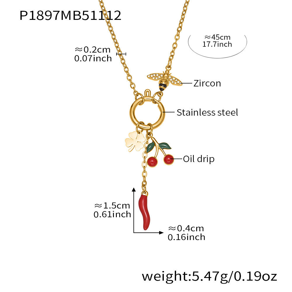 P1897 - Gold Necklace 45Cm 