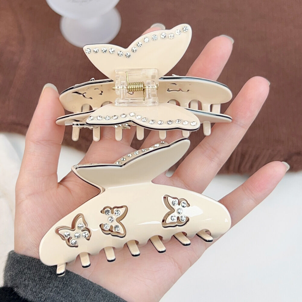 1 Piece Romantic Series Sweet Butterfly Acetate Women's Hair Claws Picture3