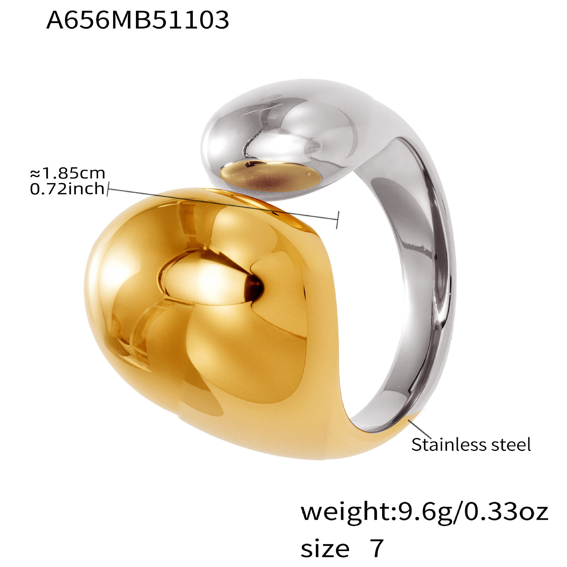 A656 - Two-Tone Ring/No.7 Picture2